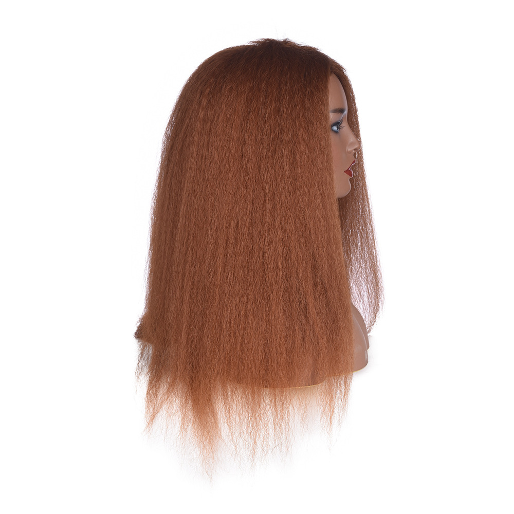 Perruque synthétique bandeau de barbe de maïs lâche et explosif bandeau de grande perruque longue_voghion.com