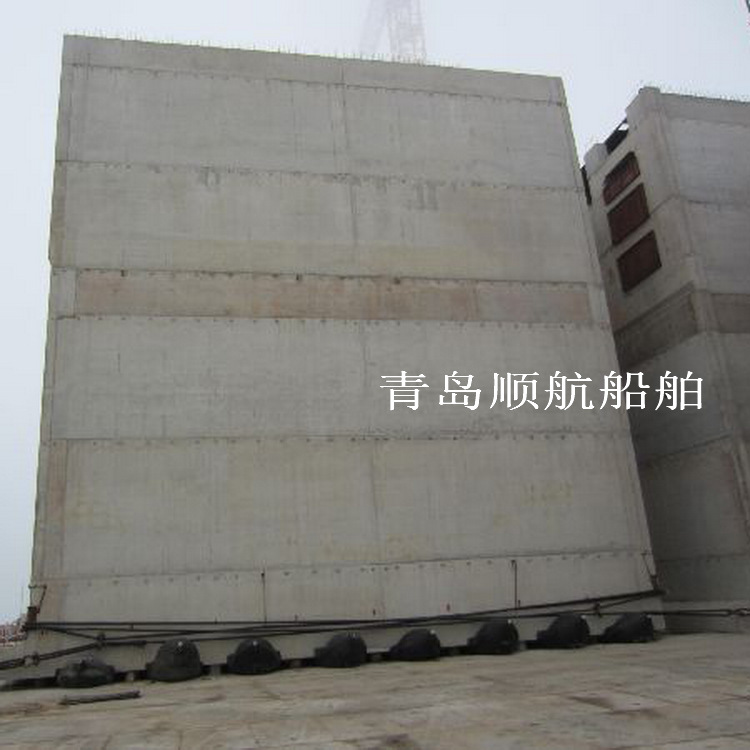 沉箱顶升出运重物搬运用气囊助浮打捞浮力作用橡胶气袋