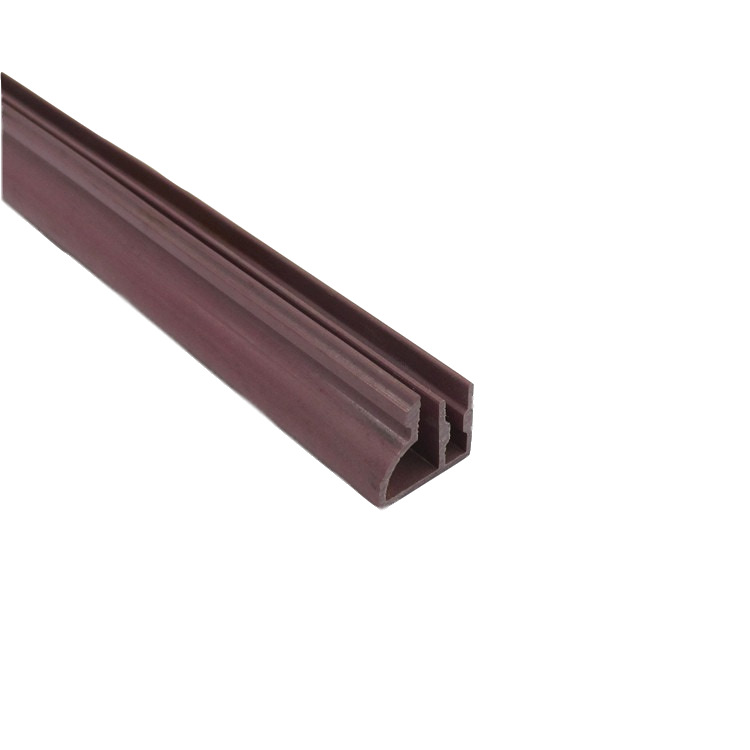 Productos de extrusión de plástico PVC tira de plástico Borde de sellado ranura para tarjeta de PVC perfil capas de procesamiento de extrusión