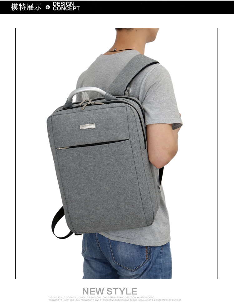 Business office notebook computer backpacks, aluminum handles, computer backpacks, school bags, conference gift backpacks with logo printing undefined