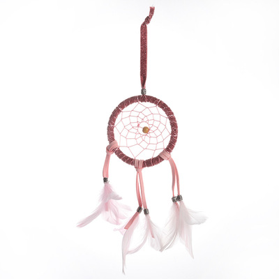 装饰挂件 厂家加工定制装饰挂件印第安捕梦网DIY创意编织设计批发
