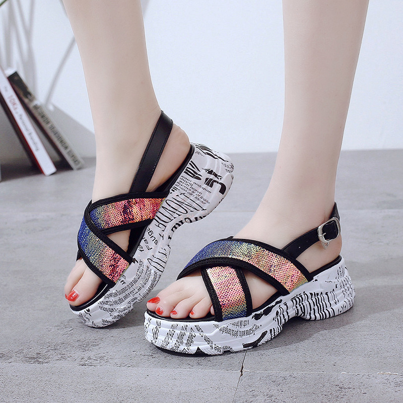 Chaussures été pour femme en Caoutchouc - Ref 3346551 Image 1