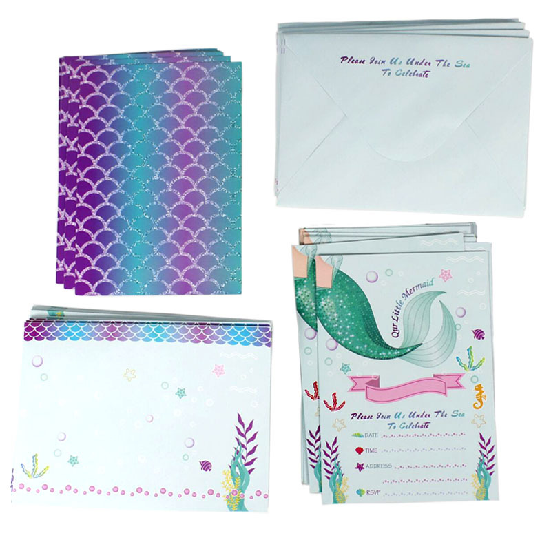 Mermaid Paper Party Gift Bags 1 Piece display picture 4