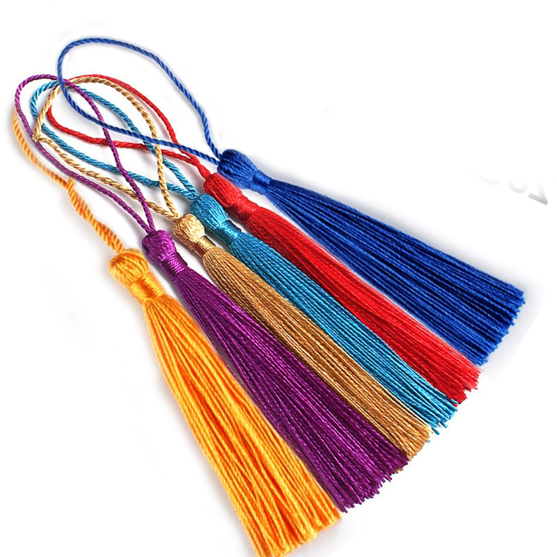 Многоцветная Вертикальная кисточка мягкие маленькие Висячие уши 8 см Закладка одежда коробка конфет аксессуары с кисточками DIY маленькая кисточка
