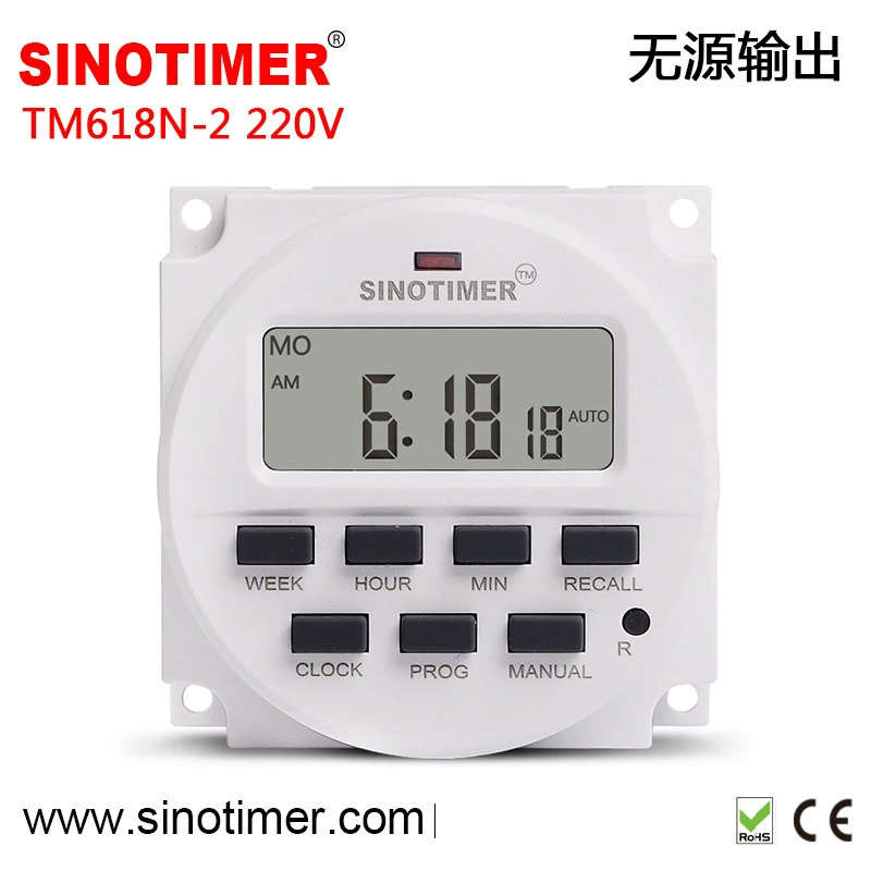 TM618N-2 переключатель времени микрокомпьютера Интеллектуальный переключатель таймер переключатель времени 220 В