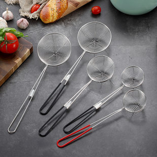 Encrypted coil hanging wall stainless steel hot pot spatial sketch Sichuan hot pot tableware wire leakage net leakage soup coyramid