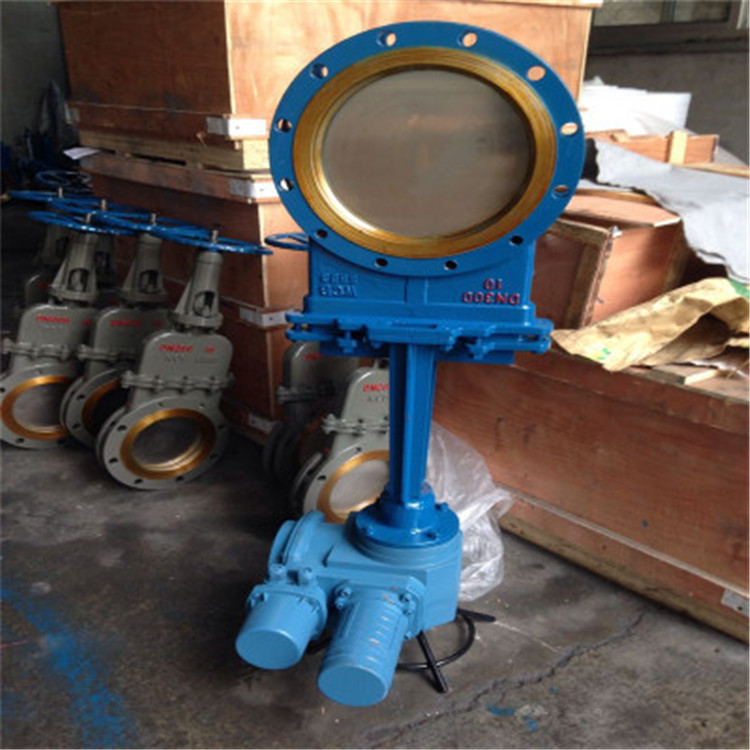 PZ973H/F/X-16P不锈钢电动式刀形闸阀 厂家直供现货 质量三包现货