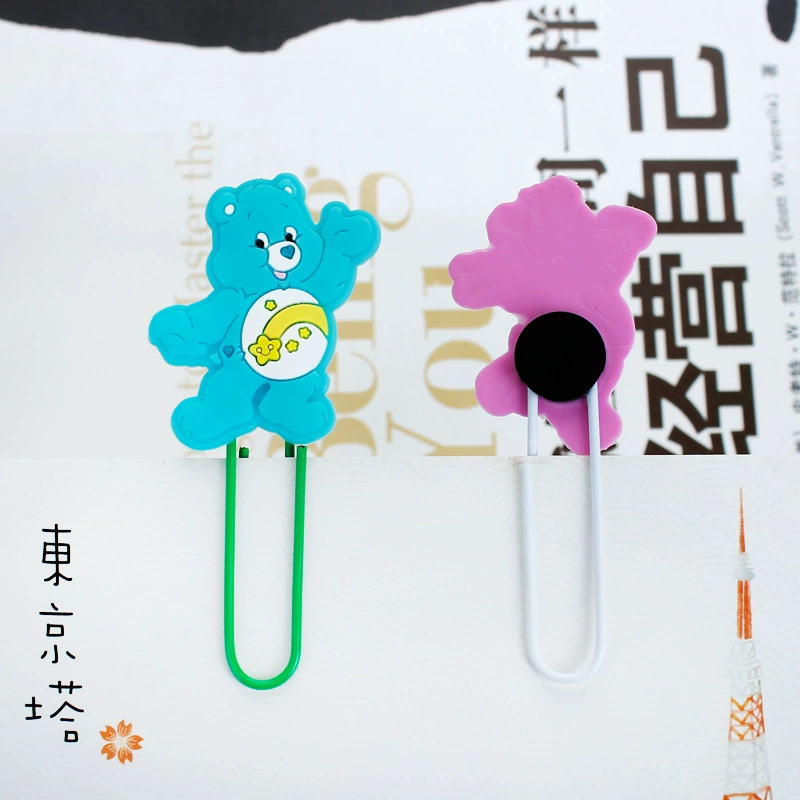 Cartoon silicone metal pin, stationery