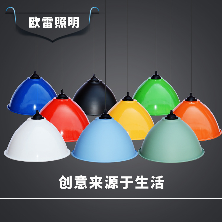 Simplicity modern Dining room originality personality Bar counter Restaurant colour led a chandelier Lampshade Hotel Tea shop Barber Shop