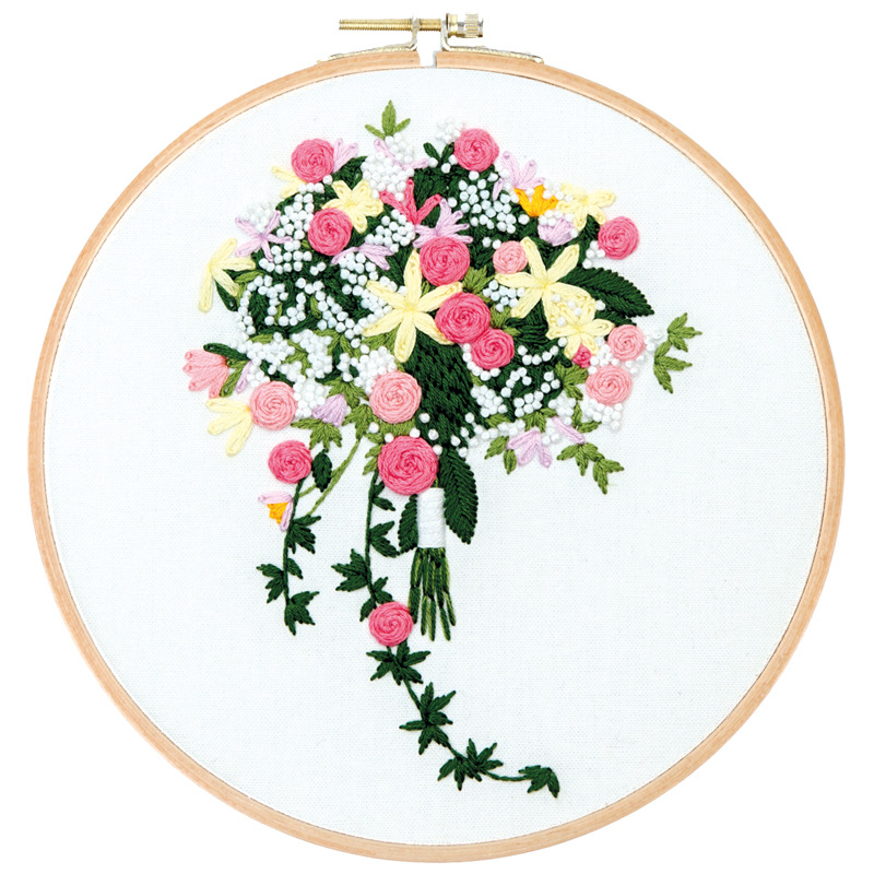 Primaria bordado hecho a mano DIY paquete de material de punto de cruz Suzhou bordado cinta bordado europeo principiante producción Auto-bordado