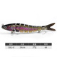 Multi Jointed Fishing Lures 7 Colors Hard Swibaits Fresh Water Bass Swimbait Tackle Gear