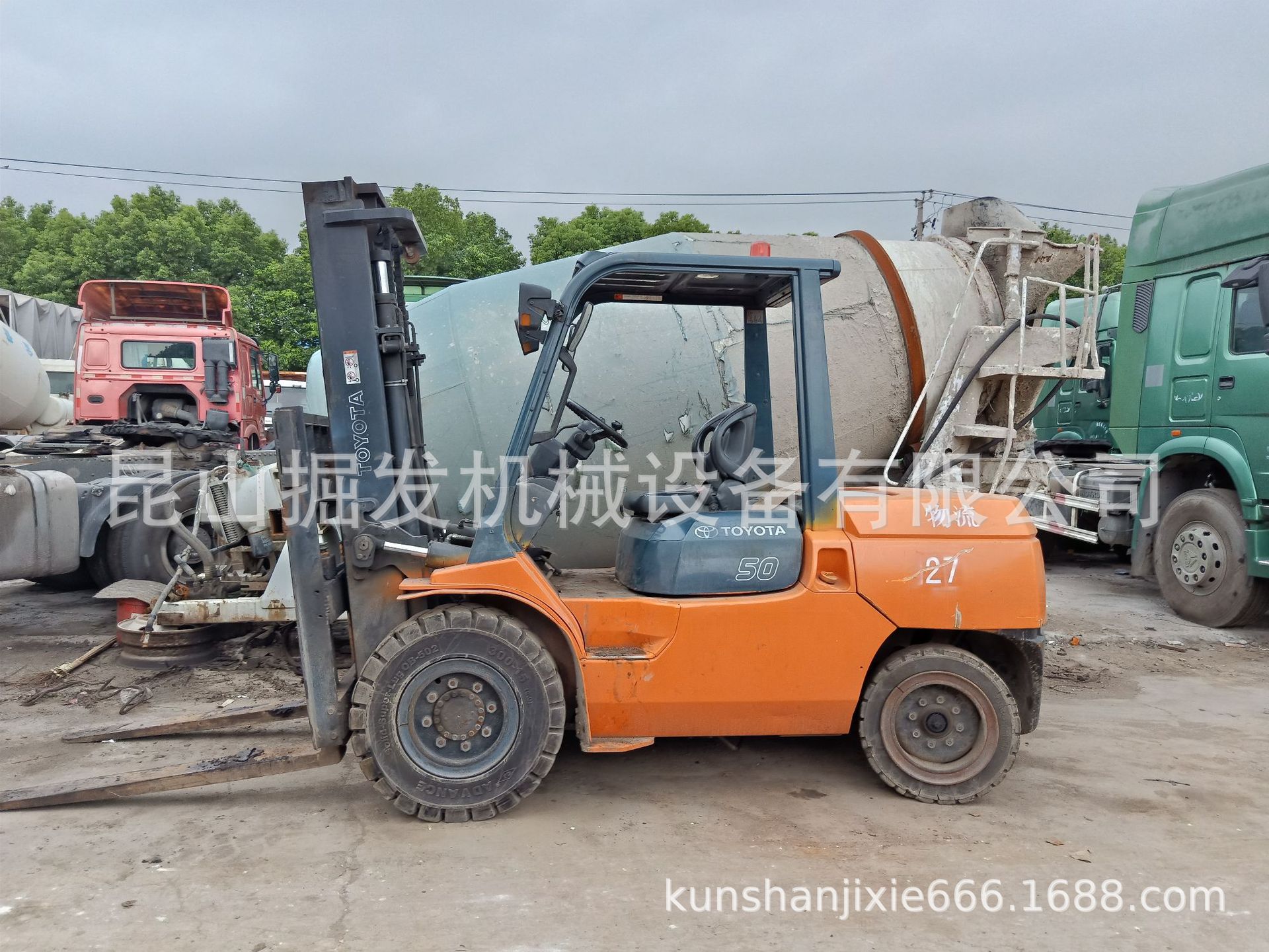 二手丰田5吨柴油叉车 标准配置