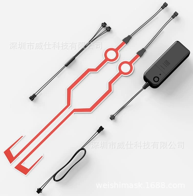 Cross-border source el cold light Cold light sheet - red