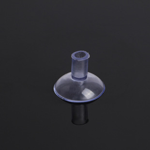 Supply 2cm straight hole single-sided suction cup plug bar flag vertical hole pvc plastic glass suction cup vacuum transparent suction cup