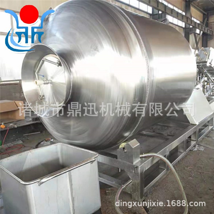 供应呼吸式真空滚揉机 全自动真空滚揉机 不锈钢牛肉腌制机设备