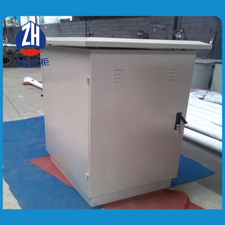 来图定做 室外防水机柜37U1米8高,防水IP55 机柜