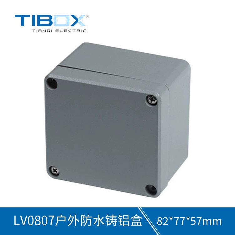TIBOX литой под давлением алюминиевый сплав Открытый Водонепроницаемый Литой алюминиевый ящик LV0807 железнодорожный транзит горнодобывающая распределительная коробка IP66