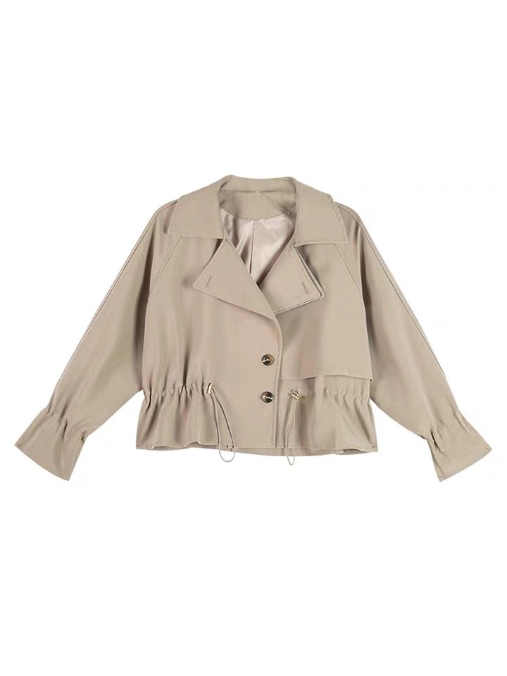 Fashion Women's Short Coat Windbreaker Image 4