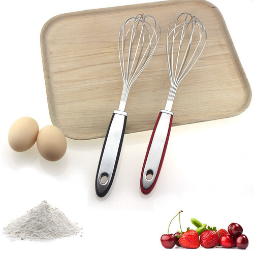 Manual egg beater for whipping cream Stainless steel 12/16 cord handheld household mixer Baking kitchen gadgets