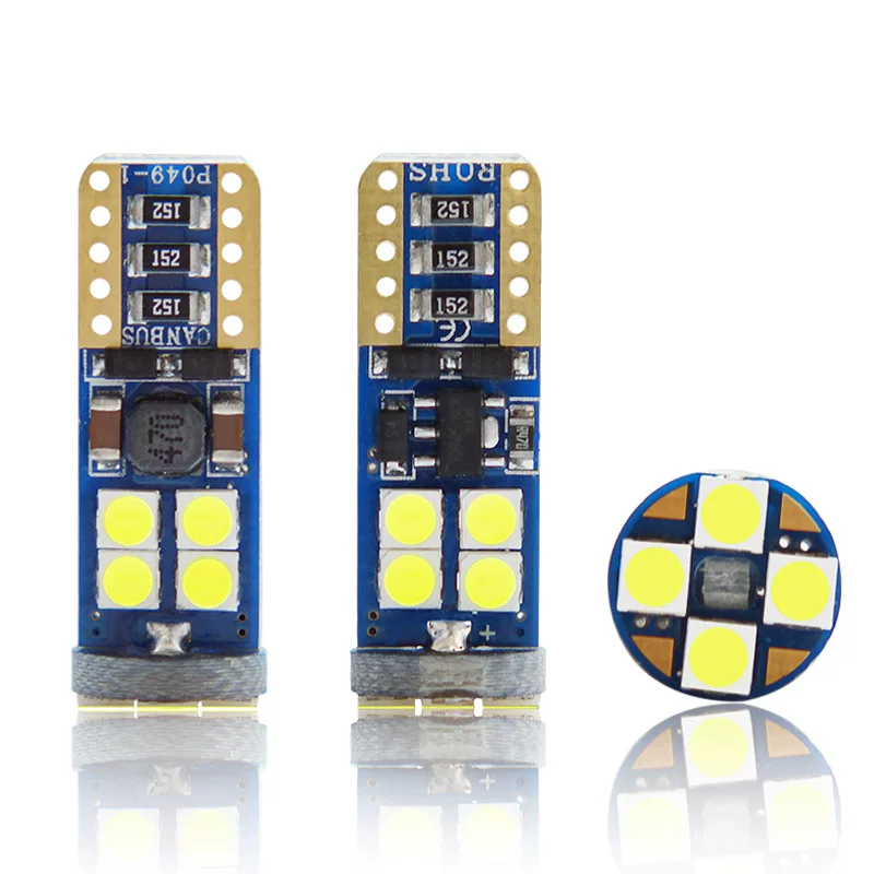 Свет авто LED ширина T10 T10 дорожный свет 3030 12smd расшифровка постоянный ток W5W подсветка номера