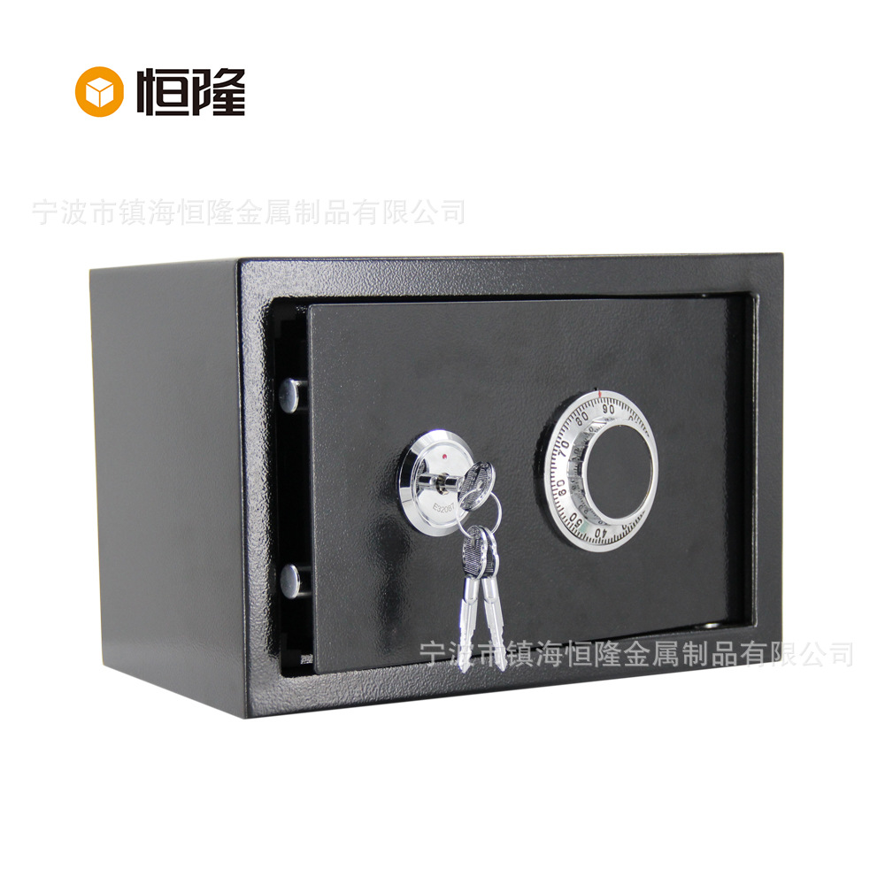 源头厂家量多价格另议家用迷你钱箱机械密码钥匙保险柜墙壁保险箱