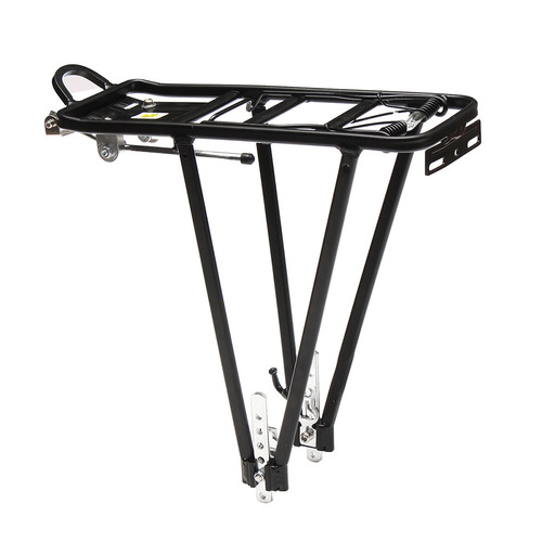 Mountain bike aluminum alloy V brake/disc brake rear rack luggage rack can carry people rear clothes rack riding supplies