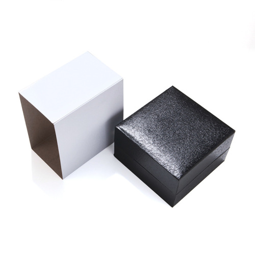 Wholesale PU leather watch box high-end flip watch box jewelry gift packaging box
