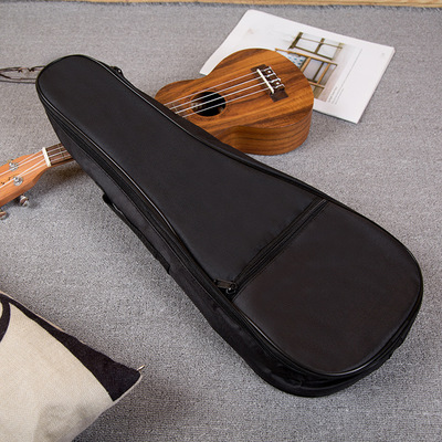 Customized LOGO Cotton piano plus package ukulele Little Guitar Cotton clip knapsack guitar black Ukulele