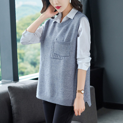 Gilet femme MANTEAU BLANC en Tricot - Ref 3316506 Image 6