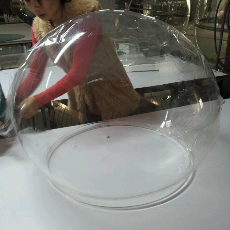 飞剑制作亚克力户外广场透明空心半球美陈道具橱窗装饰
