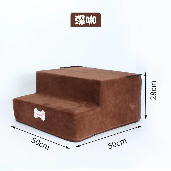 Increase the color of the deer skin velvet 2 layer of coffee color