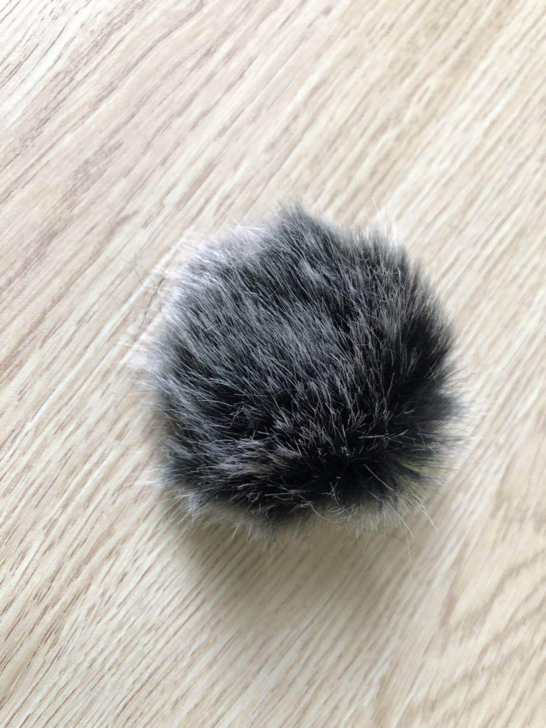 领夹麦克风领夹麦克风话筒毛毛套领麦麦克风防风罩领夹会议话筒套