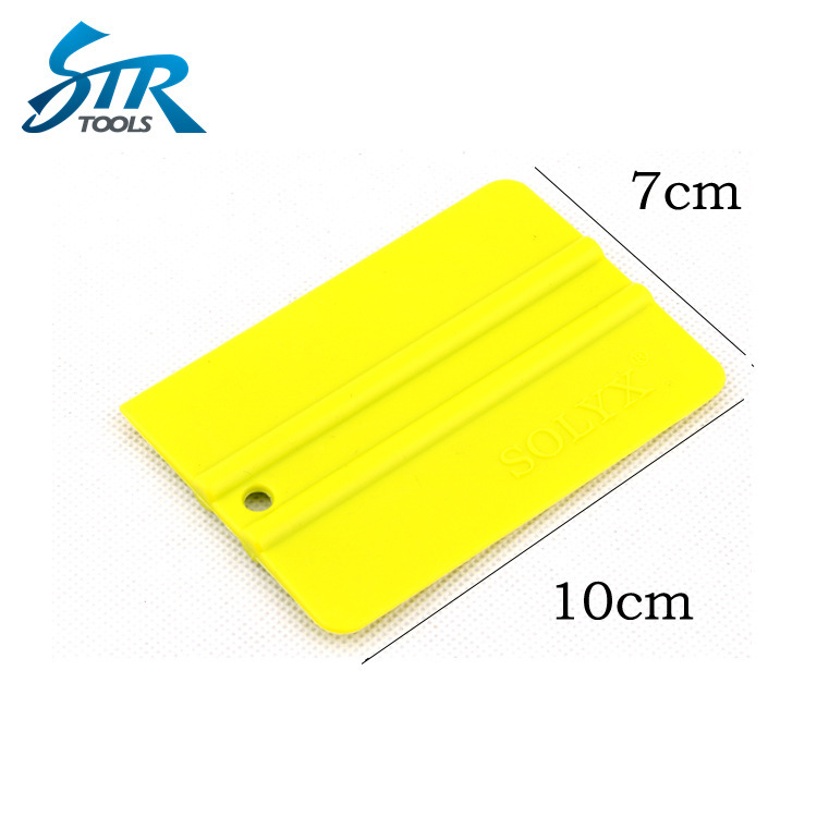 汽车改色膜施工刮板 带羊毛毡片不伤膜软刮板 车身广告贴膜工具