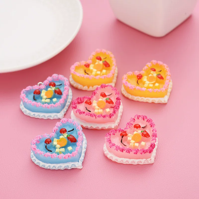 Cream phone case heart-shaped, ring, accessories, DIY