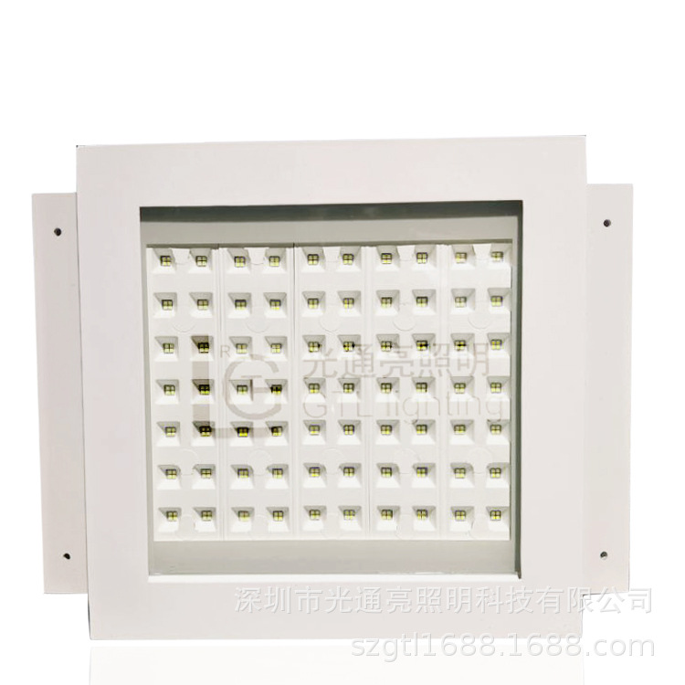 3030鑲嵌式防水油站燈led canopy light100w120w150w加油站頂棚燈