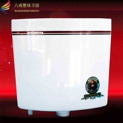 厂家直供单按小霸王蹲便器水箱卫生间塑料节能冲水箱厕所水箱