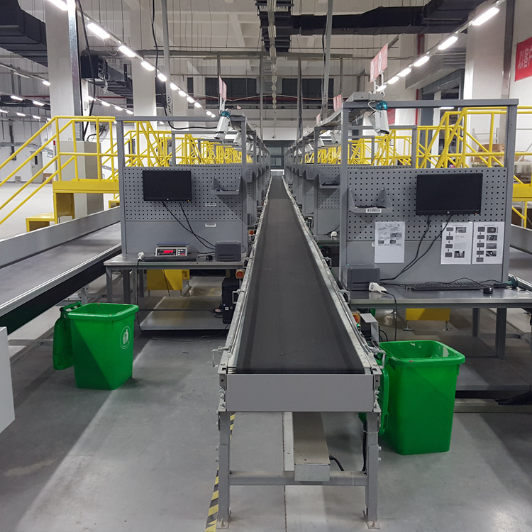 小型爬坡皮带输送机 皮带转弯输送机 物流皮带输送线