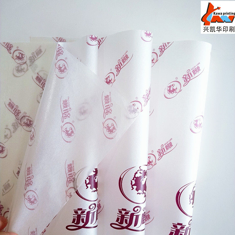 一次性防油纸汉堡纸28g鸡肉卷纸食品包装纸三明治包装纸厂家直销