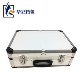 华彩箱包供应铝合金工具箱手提仪器箱加工定制HCGJ-024量大优惠