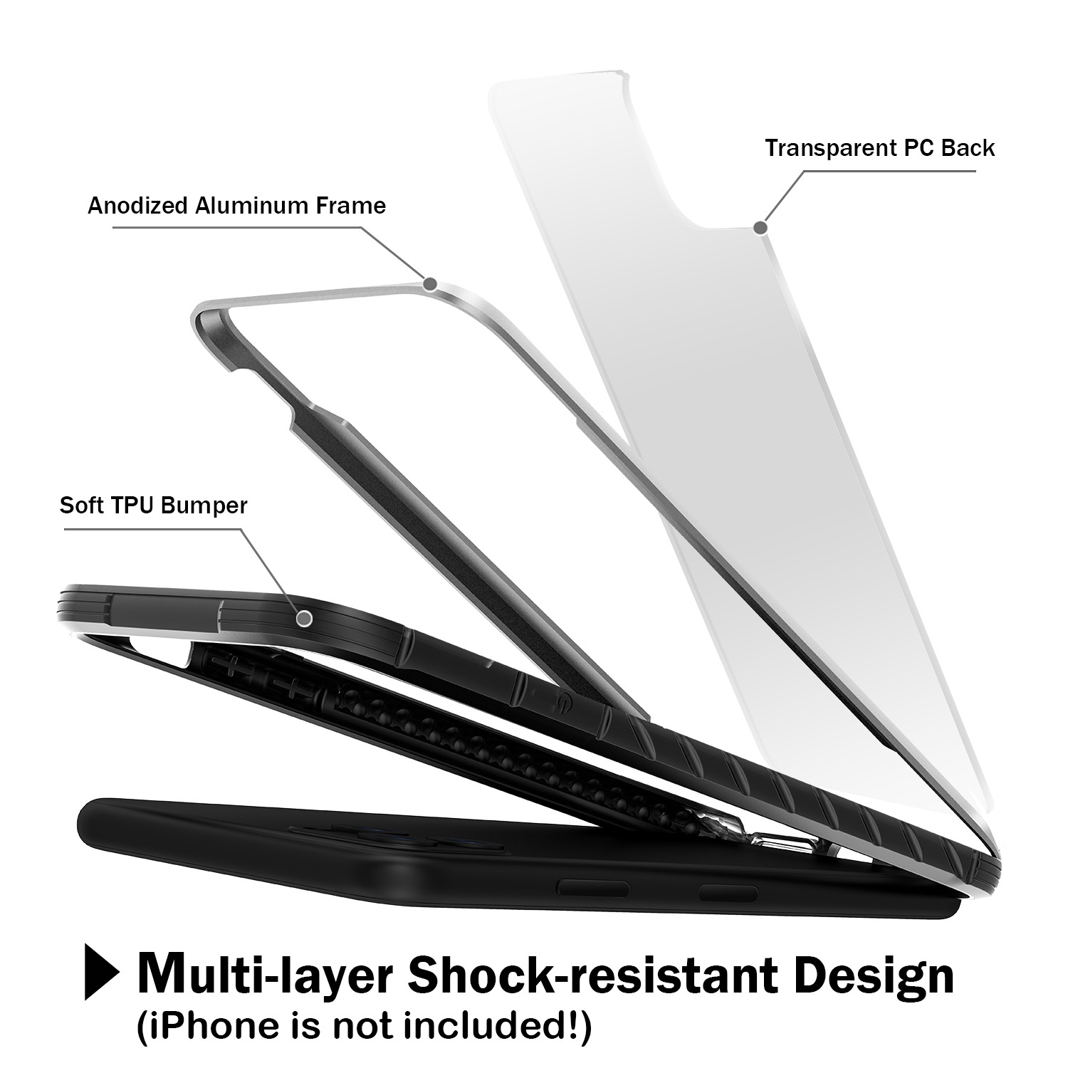 适用iPhone11手机壳新款苹果11手机壳保护套全包防摔金属保护壳