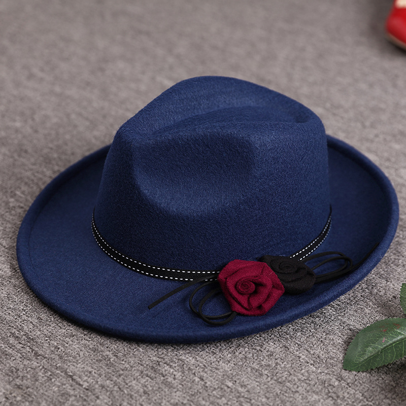 2020 Otoño e Invierno sombrero británico de moda elegante sombrero superior de mujer al aire libre cálido sombrero de lana de mujer al por mayor entrega de una pieza image 2