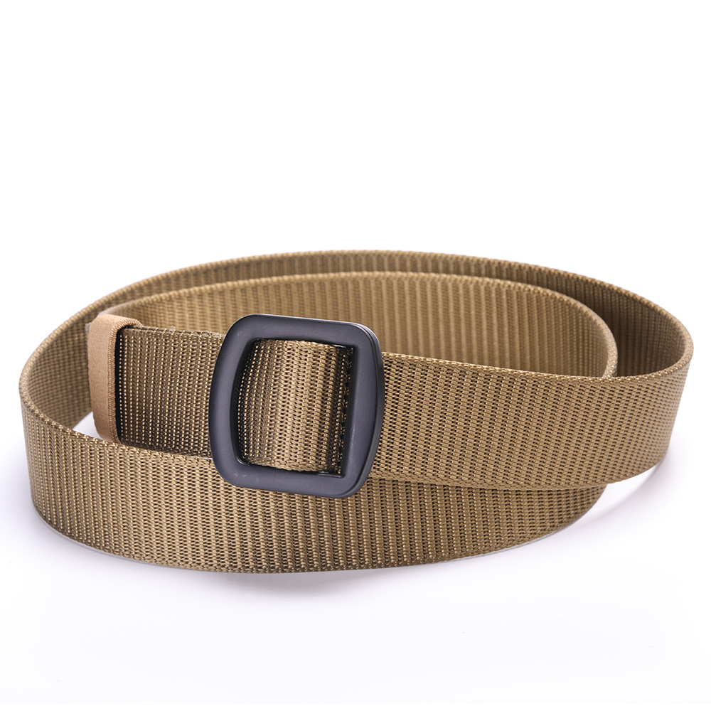 Nuevos hombres de deportes al aire libre Fuerzas Especiales cinturón táctico nylon militar cinturón de ventilador no ajustable hebilla japonesa patrón de cuentas pantalones cinturón