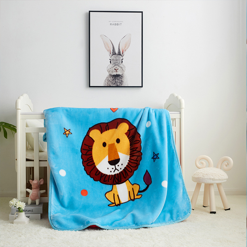 Foreign trade wholesale double-deck children Blanket Supersoft thickening Cartoon baby Clouds blanket kindergarten Nap blanket Group purchase On behalf of