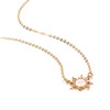 Accessory solar-powered, choker, necklace, short pendant, chain for key bag , suitable for import, European style