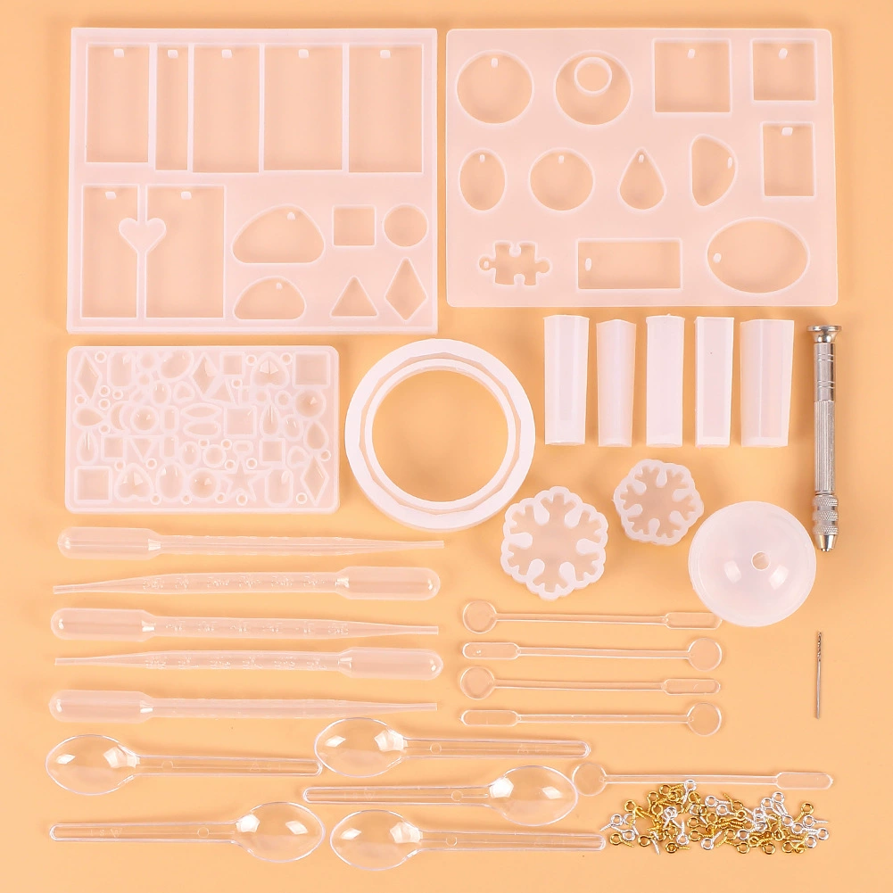 Tools set, decorations, pendant, silicone mold, drill, pipette, 127 pieces, wholesale