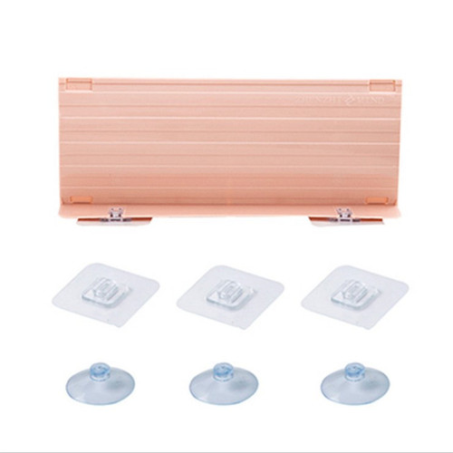 Home kitchen retractable sink water retaining plate countertop sink wash basin suction cup anti-splash water fence oil barrier board
