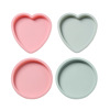 Spot net red baked 6 -inch silicone small green disk cake mold, round love layered rainbow baking tray