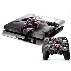 欧美热销PS4游戏机贴纸pvc时尚彩色ps4保护膜skin个性化图片