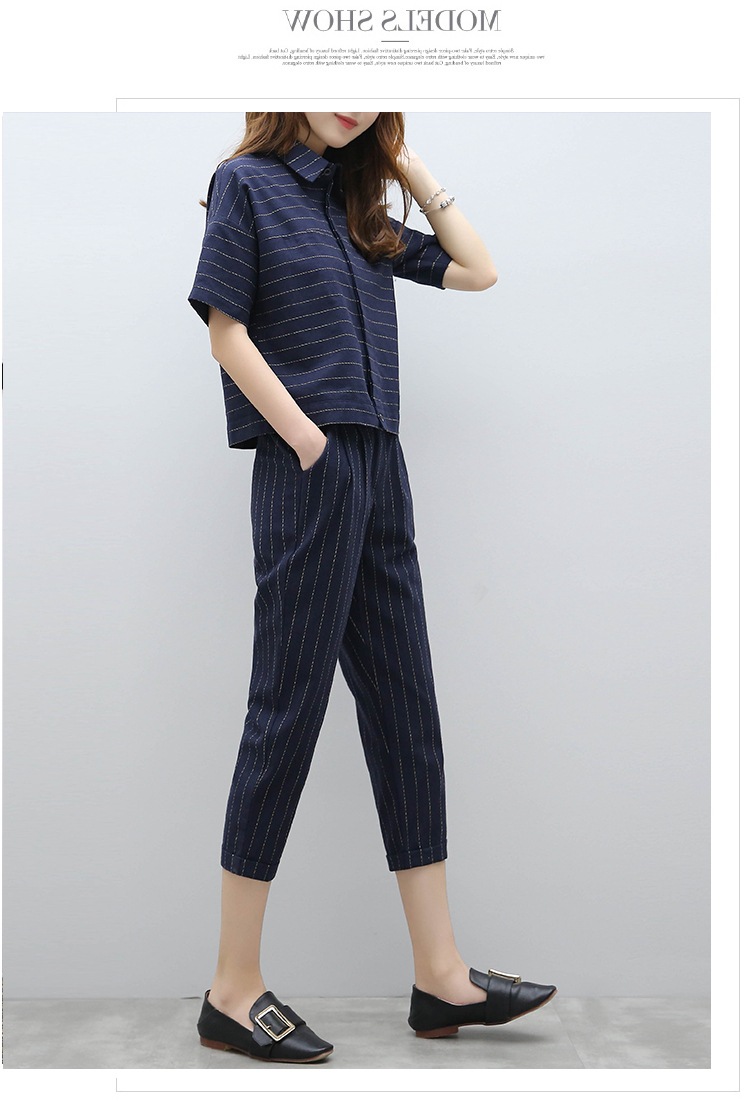 Costume femme UNE GéNéRATION en Coton et lin - Ref 3334709 Image 15