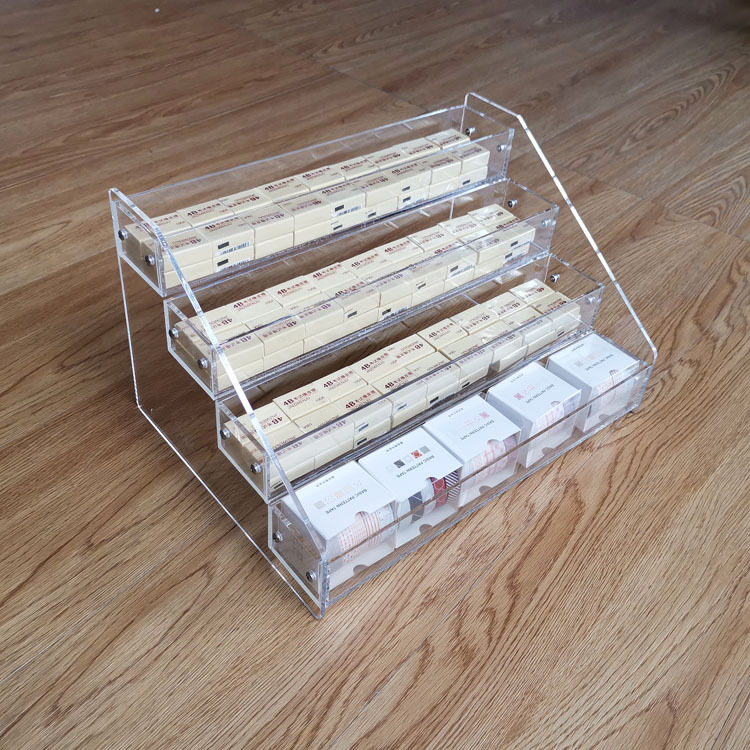 Tape racks Acrylic multi-storey Paper tape rubber Storage Rubber case Stationer desktop Exhibition storage box